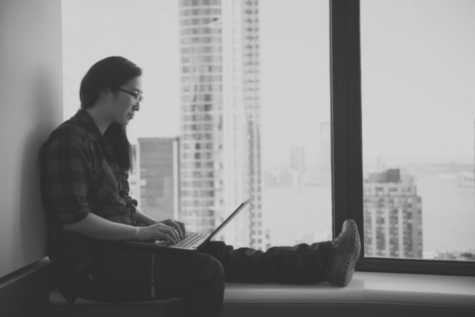 Modern workspace showcasing our collaborative development environment